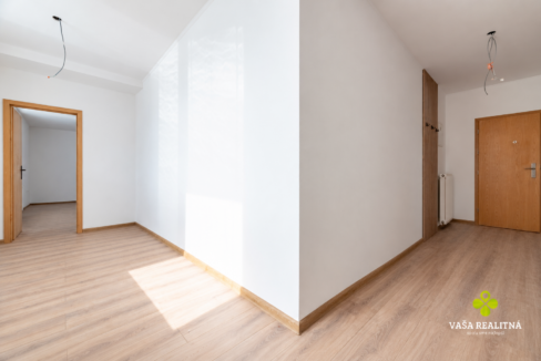 Bright Renovation-Stage Apartment Hallway