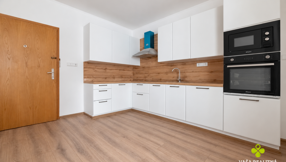 Clean Scandinavian Apartment Kitchen